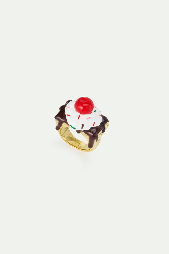 N2 Ice Cream Sundae Cocktail Ring