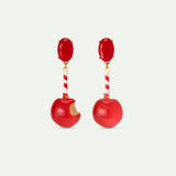 N2 Toffee Apple Clip-On Earrings