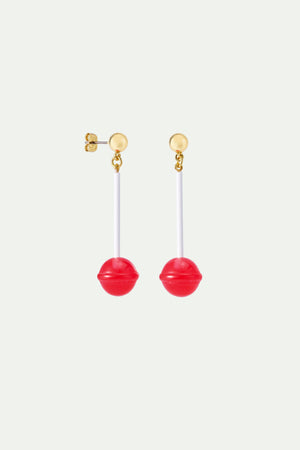 N2 Strawberry Lollipop Post Earrings
