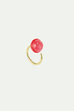 N2 Red Lollipop Adjustable Ring