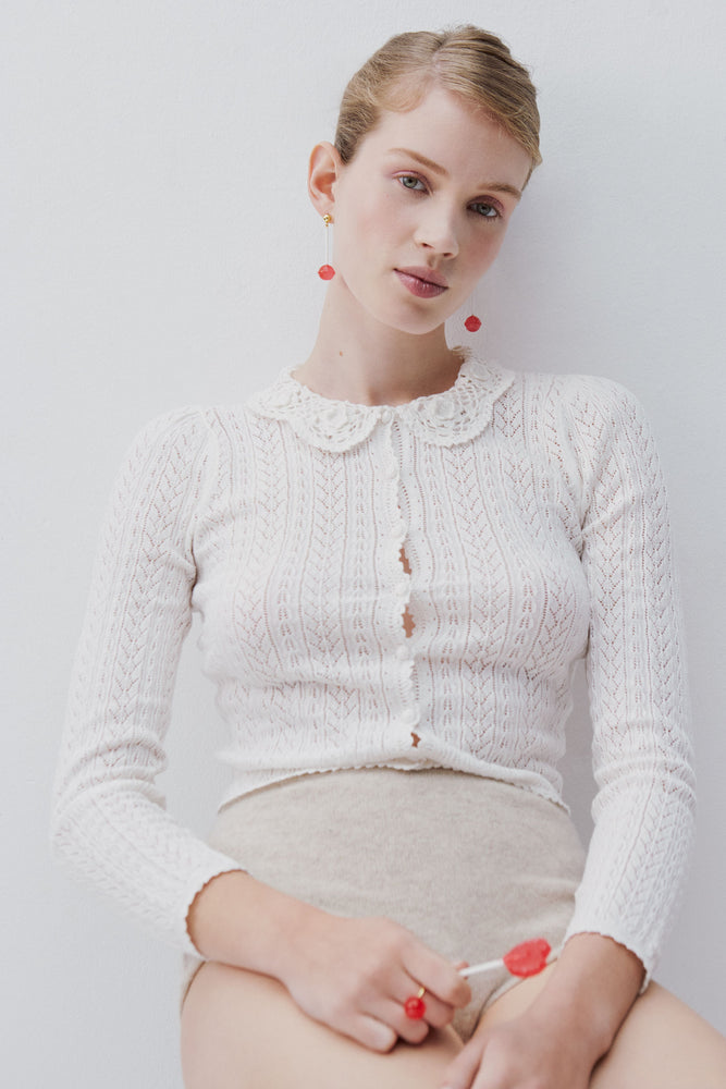 N2 Strawberry Lollipop Post Earrings