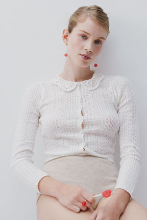 N2 Strawberry Lollipop Post Earrings