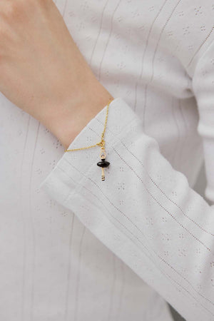 Ballerina Black Tutu and Cultured Pearl Bracelet