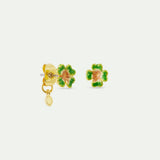 Little Four-Leaf Clover Post Earrings