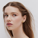 Little Four-Leaf Clover Post Earrings