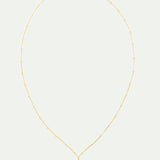 Golden Lyre Pendant Necklace