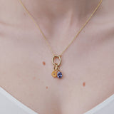 Blue Riviera stone pendant - Voluptuousness and Strength