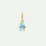 Azure Blue stone pendant - Lucidity and Tenacity