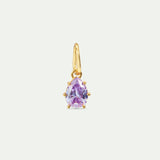 Lavender Purple Stone Pendant - Serenity and Carefreeness