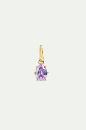 Lavender Purple Stone Pendant - Serenity and Carefreeness
