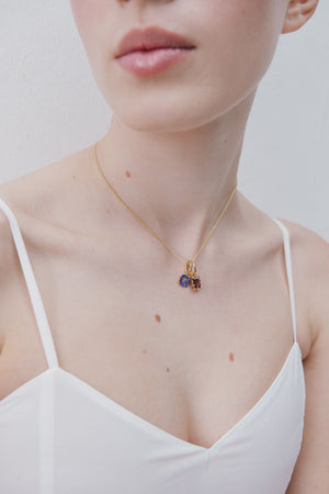 Cornflower Pendant - Memory and Resilience