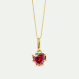 Garnet Red Pendant - Youthfulness and Attraction