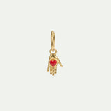 Hand on Heart Pendant - Selflessness and Sincerity