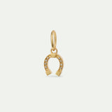 Gold-Plated Horseshoe Pendant - Conjuring and Abnegation