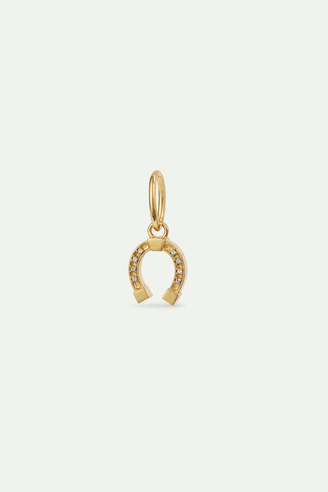 Gold-Plated Horseshoe Pendant - Conjuring and Abnegation