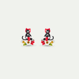 Puss in Boots Post Earrings