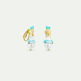 Alice Clip Earrings with Imitation Pearl