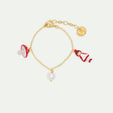 Little Red Riding Hood thin charm bracelet