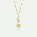 Alice pendant necklace and imitation pearl