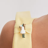 Goldilocks Bear brooch