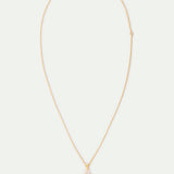 Ballerina Necklace with Gold Beads and Crystals