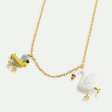 Ugly Duckling and Swan Necklace