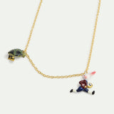The Tortoise and The Hare Necklace