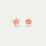 Pink Cherry Blossom Post Earrings