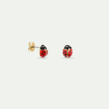 Red and Black Ladybird Post Earrings