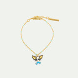 Chihuahua and Blue Bow Tie Fine Bracelet