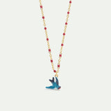 Blue Swallow Fine Necklace