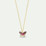 Green and Purple Butterfly Bracelet