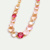 Single Row Diamantine Bracelet with Rosa Centifolia Stones