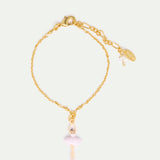 Light Pink Ballerina and Cristal Bracelet