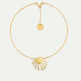 White and Gold Shell Necklace