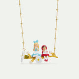 Alice and Little Red Riding Hood Necklace