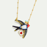 Alice and Swallow Necklace