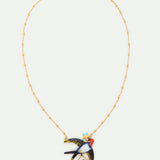 Alice and Swallow Necklace