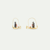 Phantom of the Opera Gondola Hoop Earrings