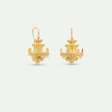 Paris Opera Gold Chandelier Pierced Earrings