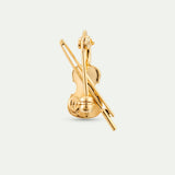 Paris Opera Gold Cello Brooch