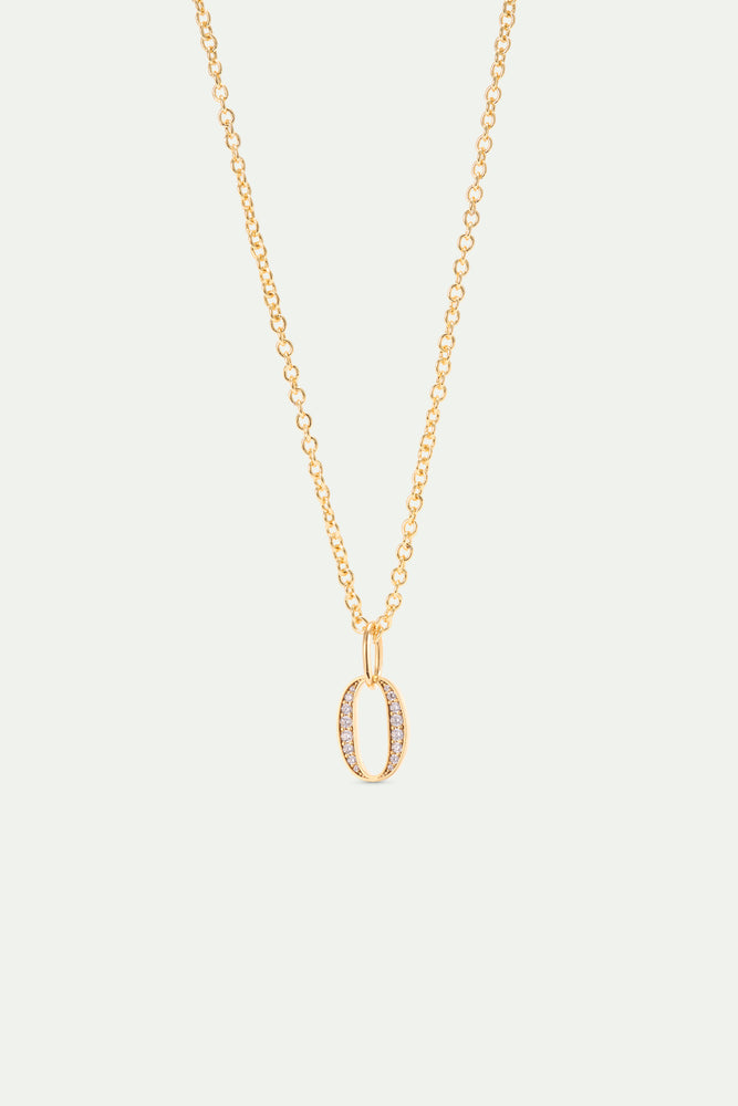 Number 0 Pendant  "Start and Finish"