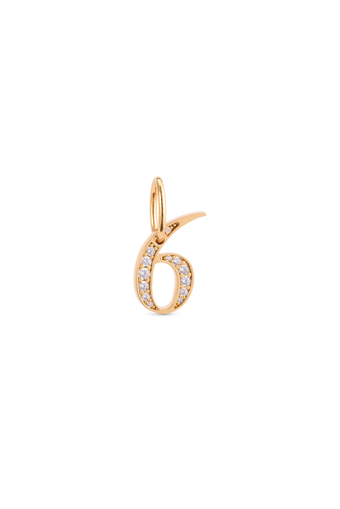 Number 6 Pendant "Calm and Generosity"