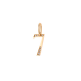 Number 7 Pendant "Spirituality and Intelligence"