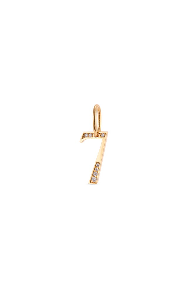 Number 7 Pendant "Spirituality and Intelligence"
