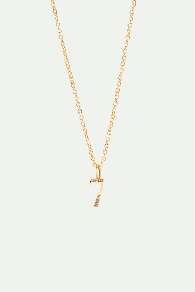 Number 4 Pendant "Discipline and Caution"