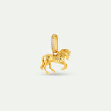 Golden Horse Pendant "Passion and Curiosity"