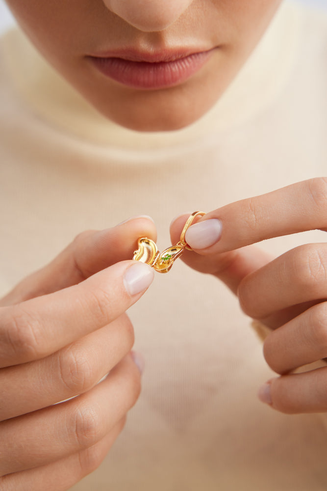 Golden Magic Bean Pendant