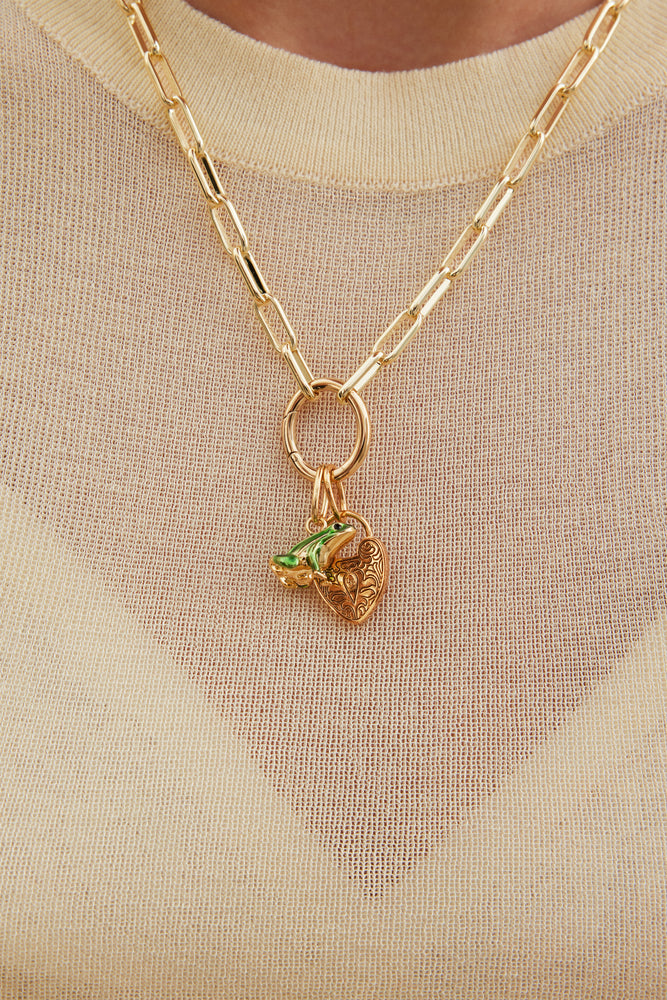 Heart Padlock Pendant "Passion and Devotion"