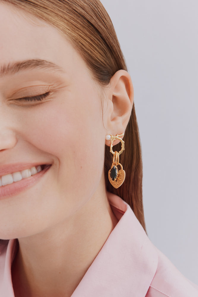 Heart Padlock Pendant "Passion and Devotion"